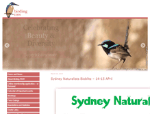 Tablet Screenshot of birdingnsw.org.au